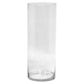 Glasvas, cylindrisk, SANSA OCEAN, klar, 60cm, Ø20cm