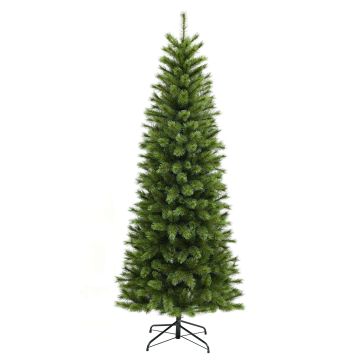 Smal konstgjord julgran VERMONT SPEED, frostad, 150cm, Ø60cm