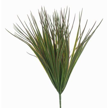Konstgjort lampstädargräs WILFEN på stickpinne, crossdoor, grön-röd, 40cm