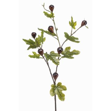 Dekorativ kvist fikon PROWER med frukter, grön, 90cm