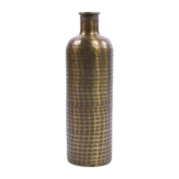Flaskvas i metall MAGDALINA, guld, 46cm, Ø13cm Flaskvas i metall MAGDALINA, guld, 46cm, Ø13cm