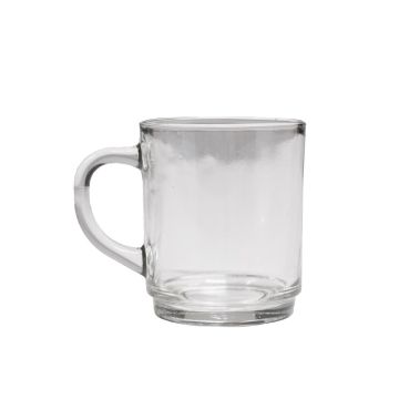 Teglas KINSY med handtag, 3 st, klart, 10cm, Ø7cm, 250ml
