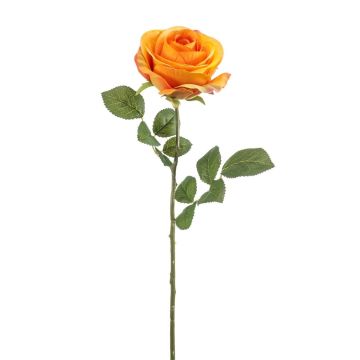 Konstgjord ros BRUNETTE, orange, 70cm, Ø11cm Konstgjord ros BRUNETTE, orange, 70cm, Ø11cm