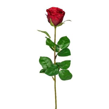 Dekorativ blomma, ros NORLAN, röd, 70cm, Ø8cm