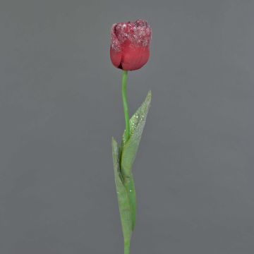 Textiltulpan PILVI, frusen, röd, 65cm, Ø5cm Textiltulpan PILVI, frusen, röd, 65cm, Ø5cm