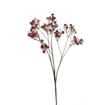Konstgjord slöjblomma LITAGO, vinröd, 70cm, Ø1,5cm Konstgjord slöjblomma LITAGO, vinröd, 70cm, Ø1,5cm