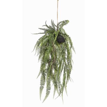Konstgjord ormbunke MANASLU, jordklump, rötter, grön, 70cm Konstgjord ormbunke MANASLU, jordklump, rötter, grön, 70cm