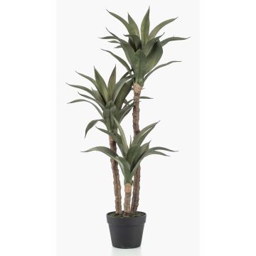 Konstgjord suckulent drakträd-agave TZALAM, konstgjorda stammar, grön, 100cm