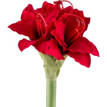 Plastblomma amaryllis LIKONE, röd, 30cm Plastblomma amaryllis LIKONE, röd, 30cm