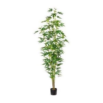 Konstgjord hampaträd BUGIN, konstgjord stam, grön, 210cm Konstgjord hampaträd BUGIN, konstgjord stam, grön, 210cm