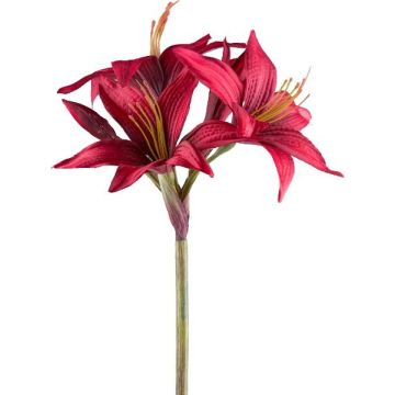 Konstgjord blomma trädgårdsamaryllis KLURME, röd, 75cm Konstgjord blomma trädgårdsamaryllis KLURME, röd, 75cm