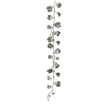Konstgjord girland Bauhinia GLIPAN, snötäckt, vitgrön, 85cm Konstgjord girland Bauhinia GLIPAN, snötäckt, vitgrön, 85cm