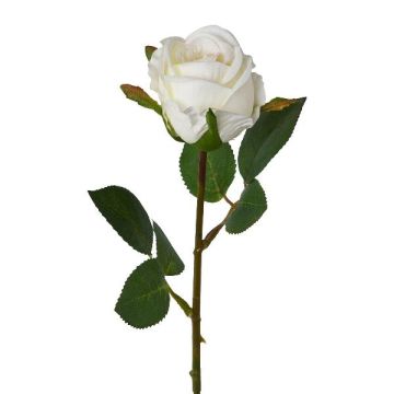 Konstblomma ros EMBERY, vit, 45cm, Ø6cm Konstblomma ros EMBERY, vit, 45cm, Ø6cm