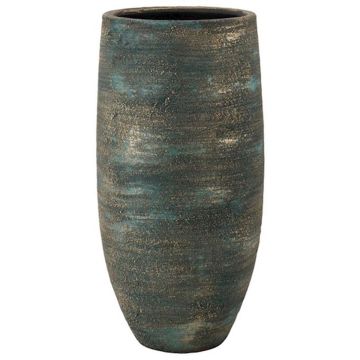 Keramikblomvas AETIOS, färgövergång, blå-guld, 45cm, Ø20cm Keramikblomvas AETIOS, färgövergång, blå-guld, 45cm, Ø20cm