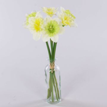 Konstgjord narcissbukett LELA, vit-grön, 35cm, Ø20cm Konstgjord narcissbukett LELA, vit-grön, 35cm, Ø20cm
