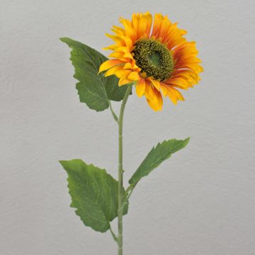 Konstgjord solros ESDINA, gul-orange, 75cm, Ø13cm Konstgjord solros ESDINA, gul-orange, 75cm, Ø13cm