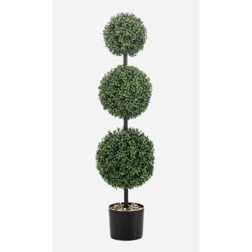 Konstgjord buxbom, 3-pack kulor TOM, dekorativ kruka, crossdoor, konstgjord stam, 100cm