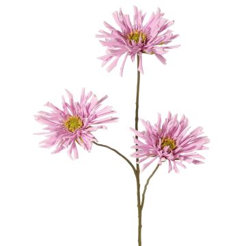 Konstgjord gren med krysantemum LASDIM, lila, 75cm, Ø11cm