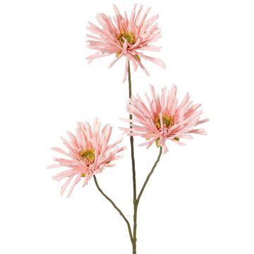 Konstgjord gren med krysantemum LASDIM, ljusrosa, 75cm, Ø11cm Konstgjord gren med krysantemum LASDIM, ljusrosa, 75cm, Ø11cm