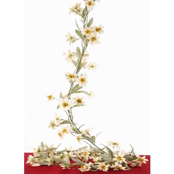 Konstgjord girland med alpsk edelweiss WALSIMA, vit, 180cm, Ø5-6cm Konstgjord girland med alpsk edelweiss WALSIMA, vit, 180cm, Ø5-6cm