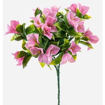Konstgjord blomma, bougainvillea SOLTRE på stativ, crossdoor, rosa, 30cm
