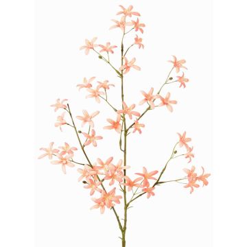 Konstgjord gren av stenbräcka PALSIMA med blommor, rosa, 75cm