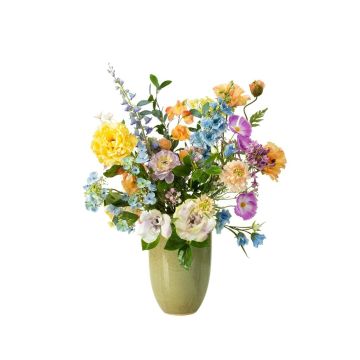 Konstblomsterbukett FEME, brokig, 80cm, Ø45cm Konstblomsterbukett FEME, brokig, 80cm, Ø45cm