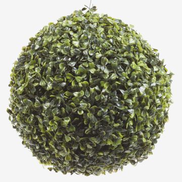 Konstgjord buxbomskula FRITZ på plastgaller, Ø25cm