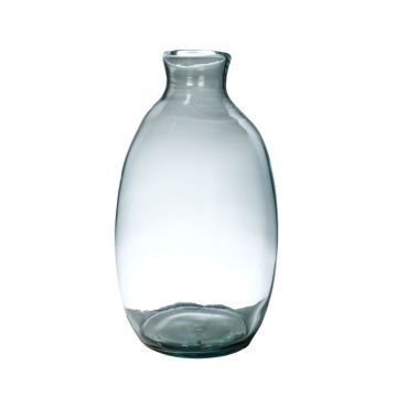 Flaskvas NERRASITA av glas, återvunnet, klart, 29,5cm, Ø18cm Flaskvas NERRASITA av glas, återvunnet, klart, 29,5cm, Ø18cm