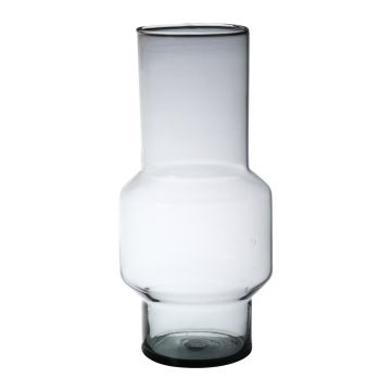 Blomvas FORTUNATO i glas, återvunnet, klart, 30cm, Ø14cm