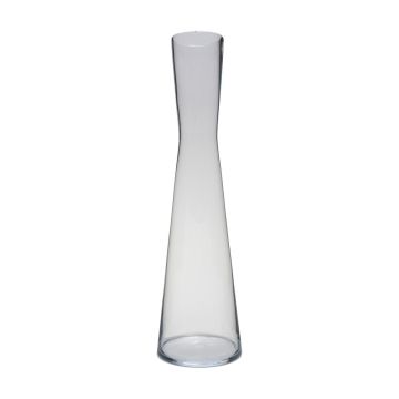 Smal golvvase SYRMA i glas, transparent, 50cm, Ø12cm