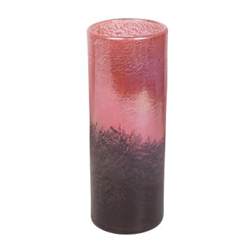 Glasvas PEPA, flerfärgad rosa-klar, 24,5cm, Ø11,5cm Glasvas PEPA, flerfärgad rosa-klar, 24,5cm, Ø11,5cm