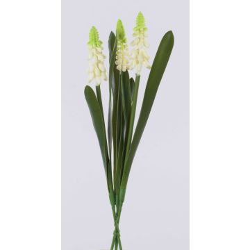 Konstgjorda druvhyacinter i bukett NESANET, vita, 20cm Konstgjorda druvhyacinter i bukett NESANET, vita, 20cm