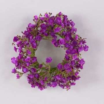 Konstgjord gipskruidkrans LITAGO, violett, Ø20cm Konstgjord gipskruidkrans LITAGO, violett, Ø20cm