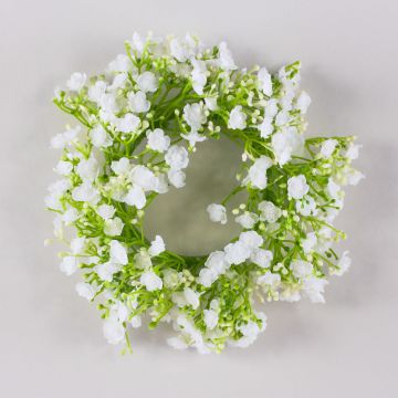Gipskruid, konstgjord krans LITAGO, vit, Ø20cm Gipskruid, konstgjord krans LITAGO, vit, Ø20cm