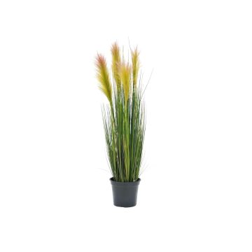 Konstgjort fjädergräs POLINA med ax, grönt, 90cm