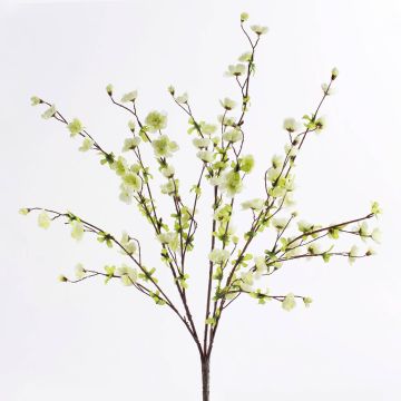 Plastgren med körsbärsblommor DEBBIE med blommor, krämvit, 90cm