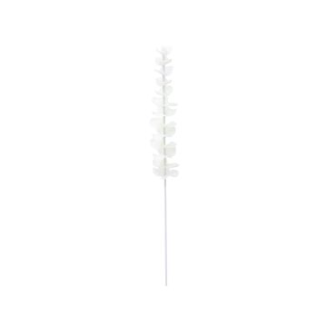 Eukalyptuskvist i plast GLAUCO med glasliknande utseende, 12 st, vit, 80cm Eukalyptuskvist i plast GLAUCO med glasliknande utseende, 12 st, vit, 80cm