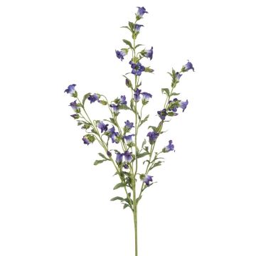 Dekorativ konstgjord gren med klockblommor AIMI, mörklila-vit, 120cm, Ø3-5cm Dekorativ konstgjord gren med klockblommor AIMI, mörklila-vit, 120cm, Ø3-5cm