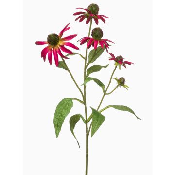 Dekorativ kvist solhatt MILROV, cerise, 75cm Dekorativ kvist solhatt MILROV, cerise, 75cm