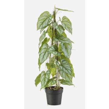 Konstväxt flamingoblomma BRINOL, dekorativ kruka, luftrötter, grön, 80cm Konstväxt flamingoblomma BRINOL, dekorativ kruka, luftrötter, grön, 80cm
