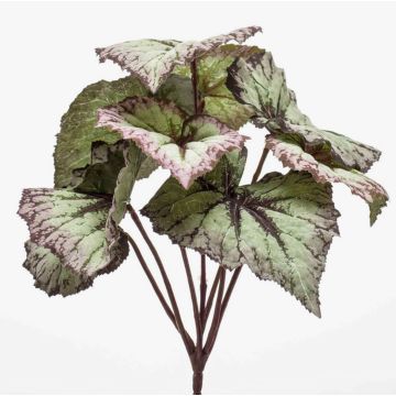 Konstväxt bladbegonia BLAROM på stödpinne, crossdoor, grå-lila, 25cm Konstväxt bladbegonia BLAROM på stödpinne, crossdoor, grå-lila, 25cm