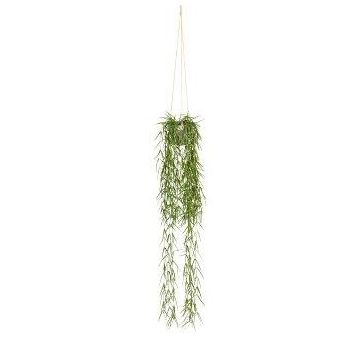 Konstgjord Rhipsalis hängväxt SNOLTA i dekorativ kruka, grön, 90cm Konstgjord Rhipsalis hängväxt SNOLTA i dekorativ kruka, grön, 90cm