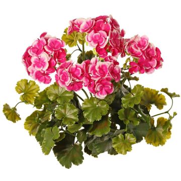 Konstgjord pelargon MALINA på stativ, crossdoor, rosa-cerise, 40cm