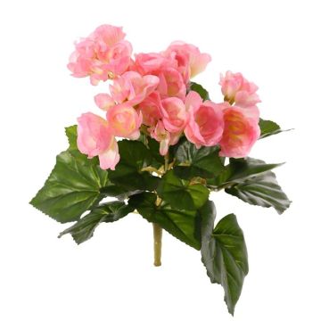 Konstgjord begonia BIRMA på stödpinne, rosa, 20cm, Ø3-5cm Konstgjord begonia BIRMA på stödpinne, rosa, 20cm, Ø3-5cm