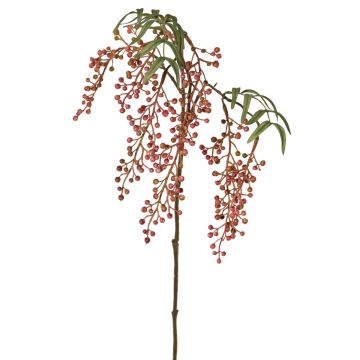 Konstgjord rönnkvist JANNAH med frukter, rosa-grön, 85cm Konstgjord rönnkvist JANNAH med frukter, rosa-grön, 85cm
