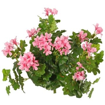 Konstgjord pelargon MIA på stativ, ljusrosa, 40cm, Ø5-8cm Konstgjord pelargon MIA på stativ, ljusrosa, 40cm, Ø5-8cm