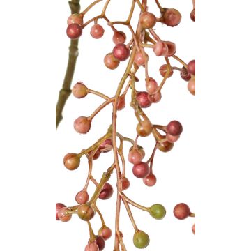 Konstgjord rönnkvist JANNAH med frukter, rosa-grön, 120cm Konstgjord rönnkvist JANNAH med frukter, rosa-grön, 120cm