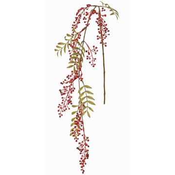 Konstgjord rönnkvist JANNAH med frukter, röd, 120cm Konstgjord rönnkvist JANNAH med frukter, röd, 120cm