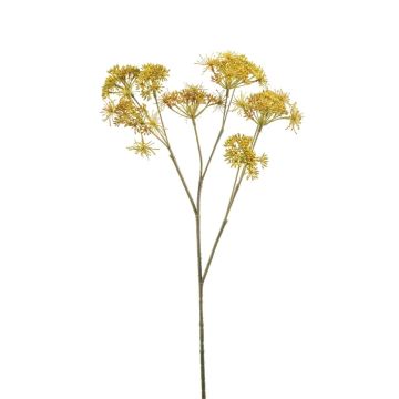 Konstgjord dillkvist BISARA, gul, 60cm